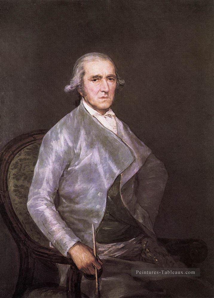 Portrait de Francisco Bayeu Romantique moderne Francisco Goya Peintures à l'huile